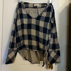 Cloth and Stone Plaid Shirt